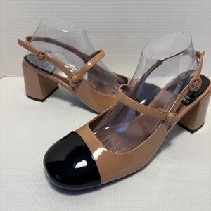 Jeffrey Campbell Tan and Black Heels